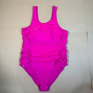 Motherhood Maternity Pink One Piece Swimsuit